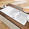 Villeroy & Boch Architectura 80 lavello da cucina, 338002R1HL12, Architectura 80 bianco alpino finitura a specchio [Lavelli da Cucina > per Base Sottolavello a partire da 80 cm]