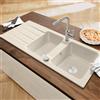 Villeroy & Boch Architectura 80 lavello da cucina, 338002FUHL12, Architectura 80 ivory [Lavelli da Cucina > per Base Sottolavello a partire da 80 cm]