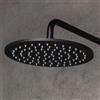 Herzbach LIVING SPA soffione doccia, 1 tipo di getto, 23.600250.1.12, LIVING SPA nero opaco [Rubinetteria Bagno > Soffioni Doccia]