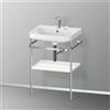 Duravit Happy D.2 lavabo con struttura, HP4835E2222, c-shaped Happy D.2 [Mobili da Bagno > Mobili con Lavabo Integrato]