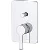 Avenarius Line 230 miscelatore monocomando, per vasca e doccia, 2306150010, Line 230 cromo [Rubinetteria Bagno > Rubinetteria Doccia]