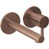 Herzbach Design iX PVD rubinetto lavabo a parete, 21.139756.1.39, Design iX PVD copper steel [Rubinetteria Bagno > Rubinetteria Lavabo]