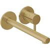 Herzbach Design iX PVD rubinetto lavabo a parete, 21.139757.1.41, Design iX PVD brass steel [Rubinetteria Bagno > Rubinetteria Lavabo]