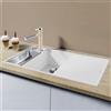 Blanco Axia lavello da cucina, 524666, III 6 S-F Axia bianco opaco [Lavelli da Cucina > per Base Sottolavello a partire da 60 cm]