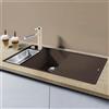 Blanco Axia lavello da cucina, 524674, III 6 S-F Axia caffè opaco [Lavelli da Cucina > per Base Sottolavello a partire da 60 cm]