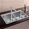 Blanco Andano lavello da cucina, 525248, 340/340-IF Andano acciaio inox satinato lucido [Lavelli da Cucina > per Base Sottolavello a partire da 80 cm]