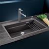 Blanco Etagon lavello da cucina, 525178, 8 Etagon grigio roccia opaco/cromo [Lavelli da Cucina > per Base Sottolavello a partire da 80 cm]