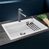 Blanco Etagon lavello da cucina, 525181, 8 Etagon bianco opaco/cromo [Lavelli da Cucina > per Base Sottolavello a partire da 80 cm]