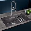Blanco Etagon lavello da cucina, 525168, 700-U Etagon grigio roccia opaco [Lavelli da Cucina > per Base Sottolavello a partire da 80 cm]
