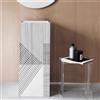 Kartell LAUFEN lavabo freestanding da pavimento, H811331D011121, Kartell LAUFEN bianco/grigio [Lavabi > Lavabi a Pavimento]