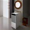 Kartell LAUFEN lavabo freestanding da pavimento, H811331D038151, Kartell LAUFEN bianco/nero/grigio [Lavabi > Lavabi a Pavimento]