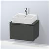 Duravit L-Cube mobile per top, 1 scomparto estraibile, LC580004949, L-Cube [Mobili da Bagno > Mobili Lavabo]