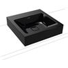 KALDEWEI CONO lavabo da appoggio, 908406003701, 3077 CONO nero [Lavabi > Lavabi da Appoggio]