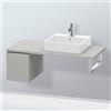 Duravit L-Cube mobile per top, 1 scomparto estraibile, LC583000707, L-Cube [Mobili da Bagno > Mobili Lavabo]