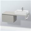 Duravit L-Cube mobile per top, 1 scomparto estraibile, LC583300707, L-Cube [Mobili da Bagno > Mobili Lavabo]