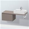Duravit L-Cube mobile per top, 1 scomparto estraibile, LC583304343, L-Cube [Mobili da Bagno > Mobili Lavabo]