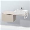 Duravit L-Cube mobile per top, 1 scomparto estraibile, LC583309191, L-Cube [Mobili da Bagno > Mobili Lavabo]