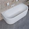 RIHO Valor vasca da bagno a parete, con pannello laterale, B131001105, Valor bianco opaco [Vasche da Bagno > Vasche da Bagno a Parete]