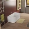 RIHO Desire vasca da bagno a parete, con pannello laterale, B089001105, Desire bianco opaco [Vasche da Bagno > Vasche da Bagno a Parete]