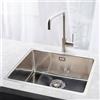 Reginox Houston lavello da cucina, R32855, Houston acciaio inox levigato [Lavelli da Cucina > per Base Sottolavello a partire da 60 cm]