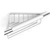 Avenarius Universal portaoggetti doccia, 9014026010, Universal cromo/bianco opaco [Accessori Bagno > Mensole Doccia]