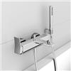 Ideal Standard Conca rubinetto vasca esterno, miscelatore monocomando, BC763AA, Conca; Atelier Collections cromo [Rubinetteria Bagno > Rubinetteria Vasca]