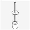 Hewi System 900 scopino WC con coperchio, 900.20.020XA, System 900 acciaio inox spazzolato/nero [Accessori Bagno > Accessori per Accessori Bagno]