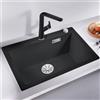 Blanco Pleon lavello da cucina, 525954, 6 Pleon nero opaco [Lavelli da Cucina > per Base Sottolavello a partire da 60 cm]
