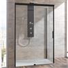 HSK Atelier Plan anta scorrevole con lato fisso e anta fissa laterale, 17408100-68-500#LiRe, Atelier Plan [Box Doccia > Porte Scorrevoli]