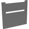 evineo ineo5 frontale scomparto estraibile per mobile 80 cm, per sistema di estrazione Hafele, con 2 scomparti estraibili, con maniglie incassate, BL000020, ineo5 antracite opaco [Mobili da Bagno > Ricambi per Mobili da Bagno]