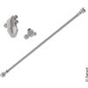 Geberit Bambini valvola termostatica ad angolo, 3/8" x 3/8", 599113000, Bambini cromo [Rubinetteria Bagno > Rubinetti Filtro]