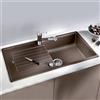 Blanco Zia lavello da cucina, 517567, XL 6 S Zia caffè opaco [Lavelli da Cucina > per Base Sottolavello a partire da 60 cm]