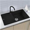 Blanco Legra lavello da cucina, 526087, XL 6 S Legra nero opaco [Lavelli da Cucina > per Base Sottolavello a partire da 60 cm]
