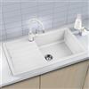 Blanco Legra lavello da cucina, 523328, XL 6 S Legra bianco opaco [Lavelli da Cucina > per Base Sottolavello a partire da 60 cm]