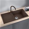 Blanco Favum lavello da cucina, 524238, XL 6 S Favum caffè opaco [Lavelli da Cucina > per Base Sottolavello a partire da 60 cm]
