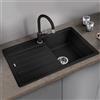 Blanco Legra lavello da cucina, 526083, 45 S Legra nero opaco [Lavelli da Cucina > per Base Sottolavello a partire da 45 cm]