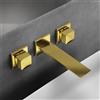 Ideal Standard Conca rubinetto lavabo a parete, A7445A2, Conca; Atelier Collections brushed gold [Rubinetteria Bagno > Rubinetteria Lavabo]