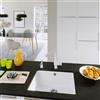 Blanco Rotan lavello da cucina, 523076, 500-U Rotan bianco opaco [Lavelli da Cucina > per Base Sottolavello a partire da 60 cm]
