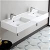 Scarabeo Teorema 2.0 lavabo doppio, 5143, Teorema 2.0 bianco [Lavabi > Lavabi Doppi]