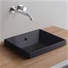Scarabeo Teorema 2.0 lavabo da incasso, 513049, Teorema 2.0 nero opaco [Lavabi > Lavabi da Incasso]