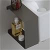 Scarabeo Fold mensola, 2305TRT, Fold talpa opaco [Mobili da Bagno > Mobili Complementari]