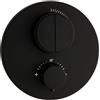 Herzbach LIVING termostatico, per vasca e doccia, 23.803050.1.12, LIVING; DEEP; DEEP GREY; DEEP WHITE; DEEP BLACK; SIRO; SIRO PVD GOLD; SIRO GREY; SIRO WHITE; SIRO BLACK; Design New; Nano; Ventura nero opaco [Rubinetteria Bagno > Rubinetteria Doccia]