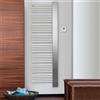 Zehnder Yucca Cover termoarredo, funzionamento puramente elettrico, ZY8L1258B1BP000, YPEL-180-60/GD Yucca Cover; Yucca bianco/acciaio inox spazzolato [Radiatori > Termoarredo]