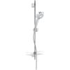 Hansa Basicjet Style set doccia con asta saliscendi e mensola, 3 tipi di getto, 44770131, Basicjet Style cromo [Rubinetteria Bagno > Set Doccia]