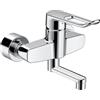 Hansa Clinica rubinetto lavabo a parete, 01526286, Clinica cromo [Rubinetteria Bagno > Rubinetteria Lavabo]