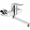 Hansa Clinica rubinetto lavabo a parete, 01536283, Clinica cromo [Rubinetteria Bagno > Rubinetteria Lavabo]