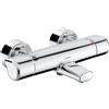 Hansa Care rubinetto vasca esterno con termostatico, 08717100, Care cromo [Rubinetteria Bagno > Rubinetteria Vasca]