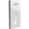 VitrA Vitrus modulo sanitario A: 114 cm, per WC a parete, 770-5760-01, Vitrus bianco/alluminio spazzolato [Elementi ad Incasso > Elementi Incasso per WC]