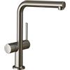 hansgrohe Talis M54 rubinetto da cucina, orientabile, con collegamento dell'apparecchio, 72827800, Talis M54 acciaio inox spazzolato [Rubinetteria da Cucina > Rubinetti da Cucina]