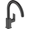 hansgrohe Vernis Shape M35 rubinetto da cucina, orientabile, 71871670, Vernis Shape M35 nero opaco [Rubinetteria da Cucina > Rubinetti da Cucina]